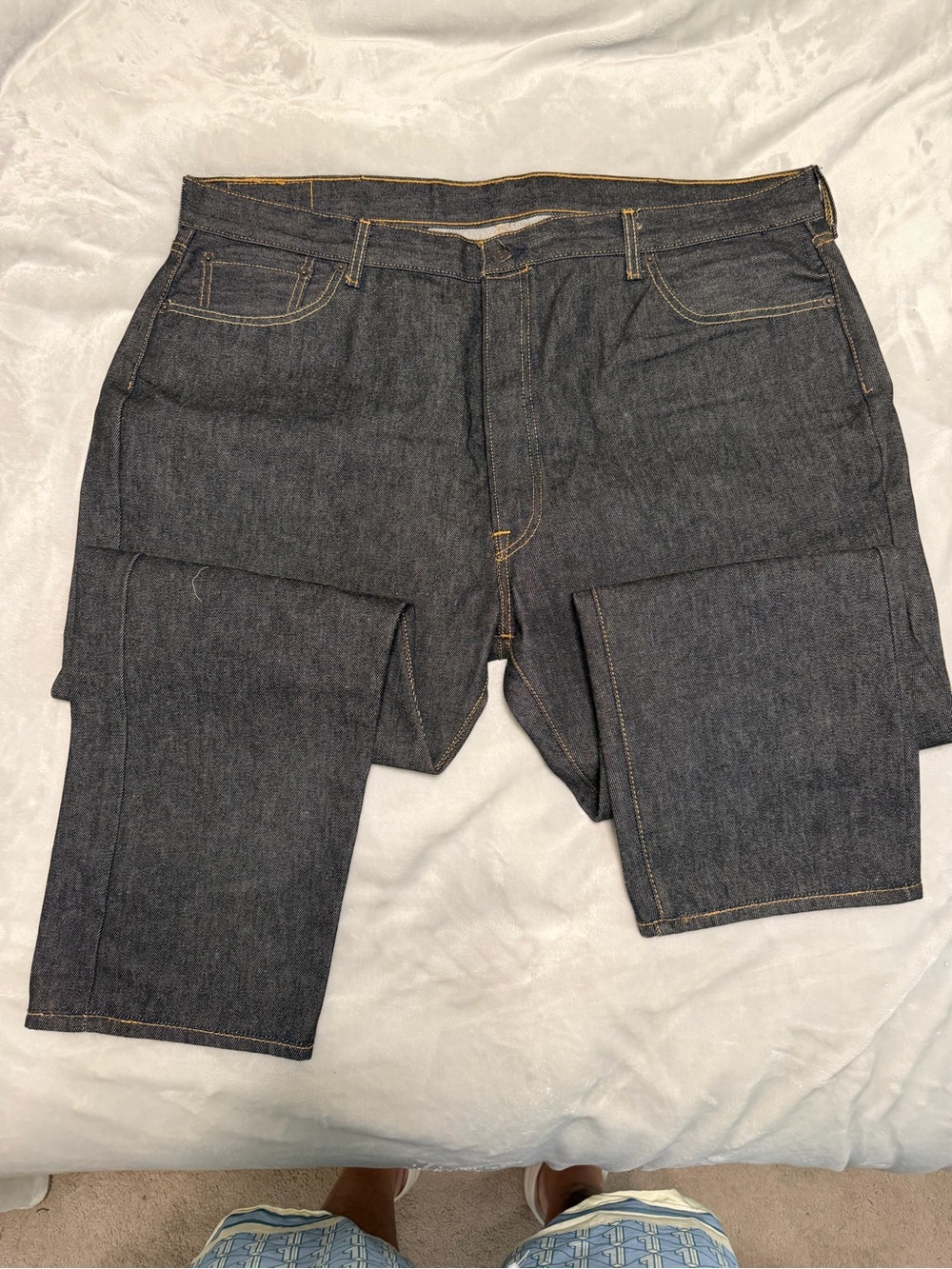 NWOT Levi's 501 Shrink to Fit Men's Indigo Straight Jeans